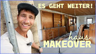 Großes Haus Update - Parkettboden verlegen & Wände streichen + Haustour | EASY ALEX