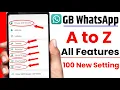 GB WhatsApp A To Z All Features Settings | GB WhatsApp All Settings | gb whatsapp features in hindi