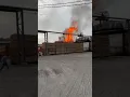 Structure fire at Winn Lumber