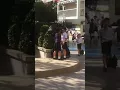 Omega and Danny fighting in school