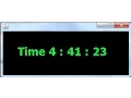 Making a Digital Clock in java Netbeans Part