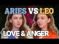 Aries vs Leo Love Anger Compatibility