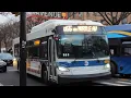 New Flyer XD40 Q55 bus to Richmond Hill Jamaica Avenue at Myrtle Avenue and Fresh Pond Road