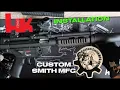 CSM TRI RAIL HANDGUARD INSTALLATION H K MP5 22LR umarex