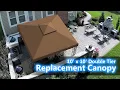 10 x 10 Replacement Canopy Double Tier