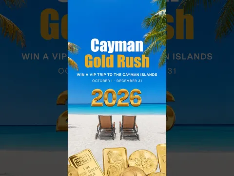 The 2026 Cayman Gold Rush | Win a VIP Trip to the Cayman Islands