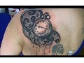 Pocket watch tattoo - time lapse