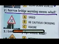 Driving Test Quiz Can You Pass the Road Signs Test