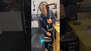 ‘It’s only ten kilos’ – Test Editor Toby Hodges on the new 1KW Temo outboard at METS Amsterdam