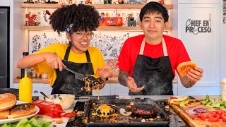 APRENDI A HACER HAMBURGUESAS CON @chefenproceso * sale muy bien*