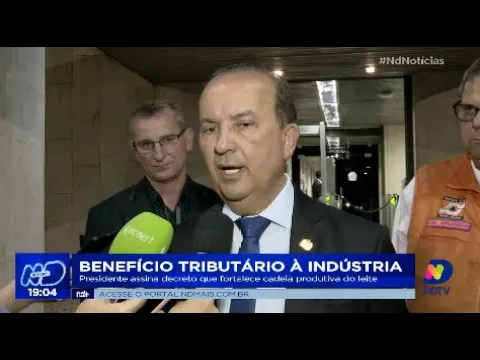 Benefício tributário à indústria: presidente assina decreto que fortalece cadeia produtiva do leite