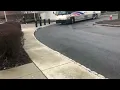 NJ Transit Bus New York City Bound D4500CT Route 114 Bus arriving Bridgewater Bloomingdale s