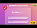 Glassmorphism Forum made from pure CSS