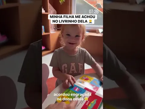 MINHA FILHA ME ACHOU NO LIVRO DELA: