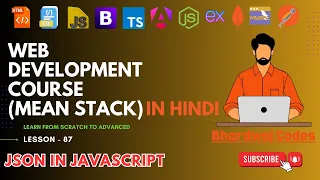 JSON in JavaScript Complete MEAN Stack Web Development in Hindi