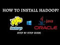 Installation of Hadoop 3 3 1 and Java ORACLE on Windows Easy Steps to Install Hadoop