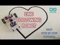 How to make a Line Following Robot Arduino Project Line follower robot making tutorial