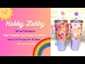 Hobby Lobby DIY 40oz Tumbler Wraps Cold Transfer Stickers Great Hobby Lobby Find 1080p