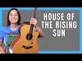 STEP-BY-STEP House of the Rising Sun Guitar Lesson to Sound Just Like The Record!