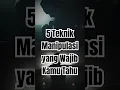 Lagu 5 TEKNIK MANIPULASI PALING POPULER YANG WAJIB KAMU TAHU #psikologi #darkpsikologi