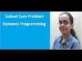 Subset Sum Problem Dynamic Programming Data Structures And Algorithms