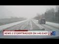 Road conditions on I-40 East