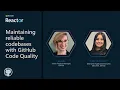 Maintaining reliable codebases with GitHub Code Quality