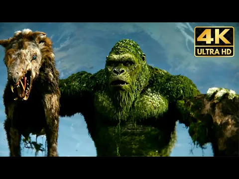 Download MP3 King Kong chased by a Pack Scene 4K Full Scene (2024) Godzilla x Kong Movie