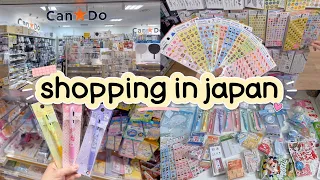shopping in japan vlog 🇯🇵 cute stationery haul 🎀 first time at CanDo!