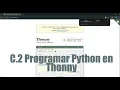 C 2 Programar Python en Thonny