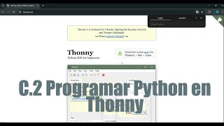 C 2 Programar Python en Thonny