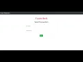 Blockchain Banking Project Blockchain Project Mini project Flask Project Crypto Bank Python