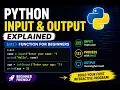 Python Input Output Explained int Function for Beginners