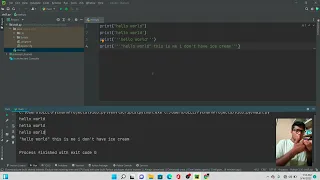 Printing to console in python print