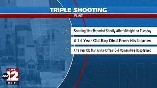 14-year-old killed 2 others injured from triple shooting in Flint