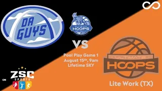 The 2026 NYC Ultimate Hoops National Tournament Pool Play Game 1 Da Guys MO vs Lite Work TX