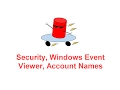 SQL Server Logs Windows Event Viewer Account Names Security -