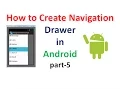 Android Navigation Drawer tutorial part5 ShoutCafe com