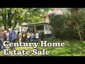 Estate Sale in a Century Home Thrifting for Antiques Primitives Collectibles Victorian