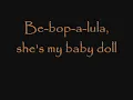 Gene Vincent - Be-Bop-A-Lula Lyrics