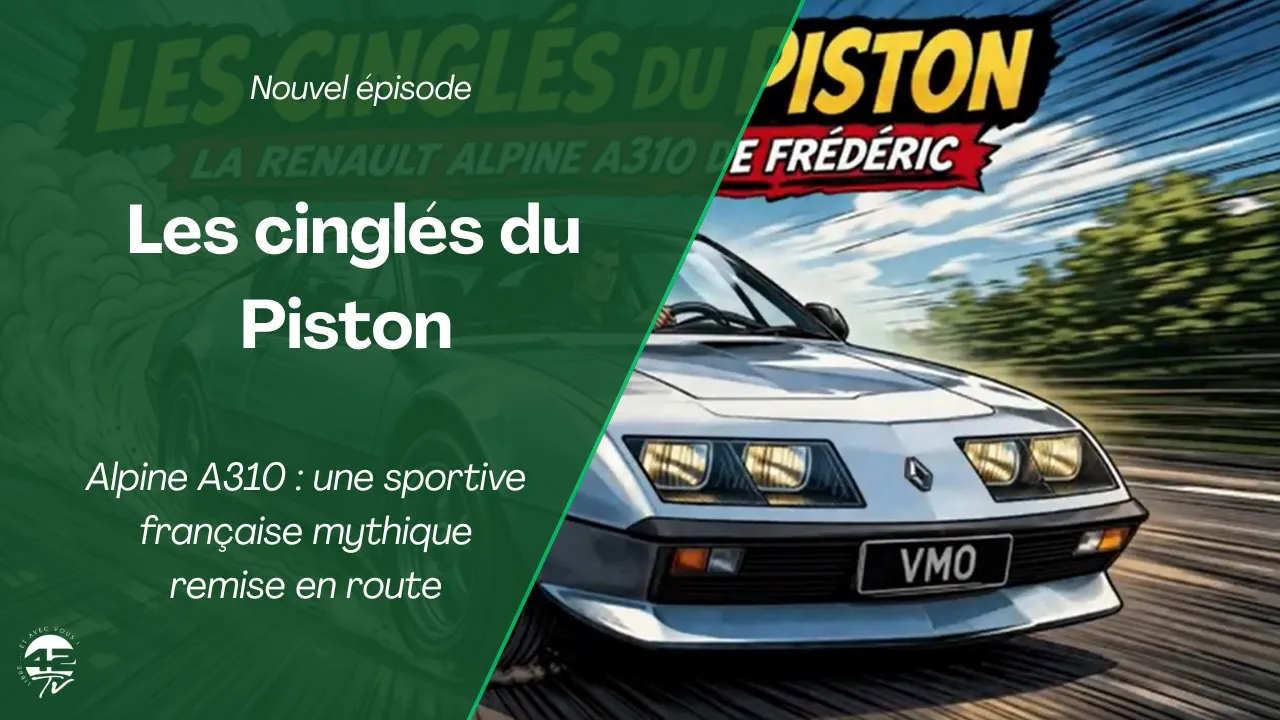 ⁣Alpine A310 de 1973 : une rareté retrouvée après des années d’arrêt