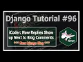 Django 3 Blog Displaying Replies Below Corresponding Comment Python Django Tutorials In Hindi