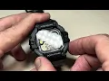 Casio Tide Moon Illuminator WS1700H How to Set Alarm s