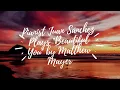 Pianist Juan Sanchez Plays Beautiful You by Matthew Mayer