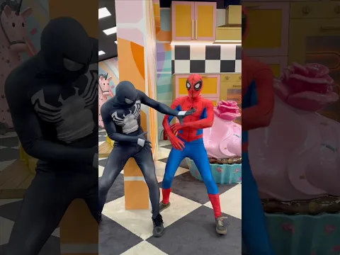 A funny video from superheroes🤣 #spiderman
