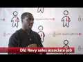 Old Navy Sales Associate Job