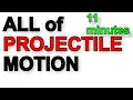A Level Physics Revision All of Projectile Motion in 11 minutes