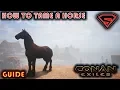CONAN EXILES HOW TO TAME A HORSE - WHERE TO FIND FOALS EVERYTHING YOU NEED TO KNOW