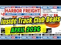 Inside Track Club Deals April 2026 Plus Harbor Freight FREE item Coupon