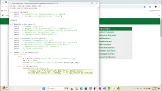 Unit Conversion Calculator with Python Part 1 Creating the Program